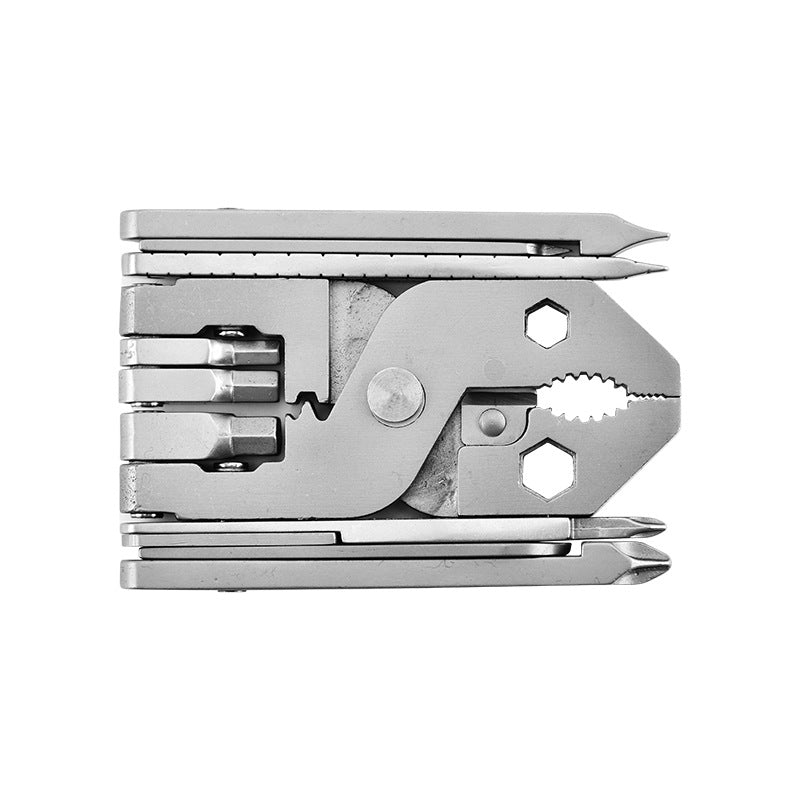 25-in-1 Multitool Clamps and Vises Stainless Steel Pocket Knife with Screwdriver Sleeve with Sheath-Perfect for Outdoor, Survival, Camping, Hiking, Simple Repair-3